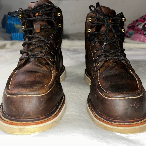 ARIAT Rebar Lift 6" WP Composite Toe Work Boot Men's Size 11D Brown Leather 003 - Picture 3 of 16